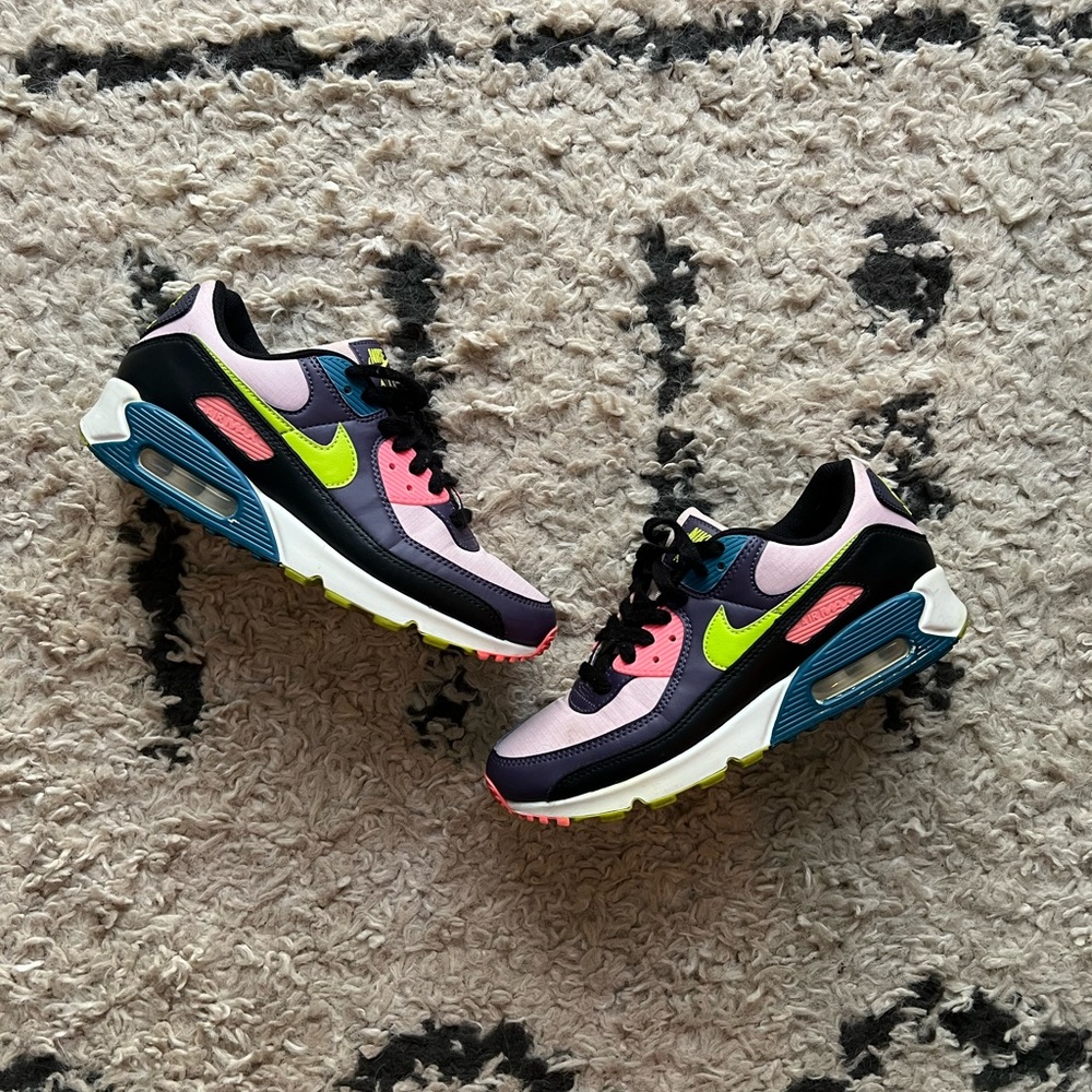 Neon Women’s Air Max Sneakers, Sz. 9